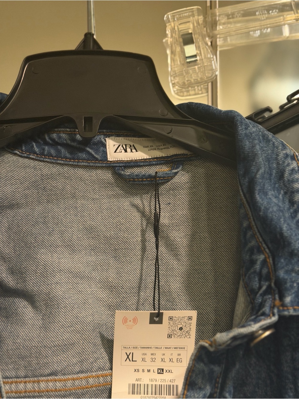 Zara Blue Denim Jacket